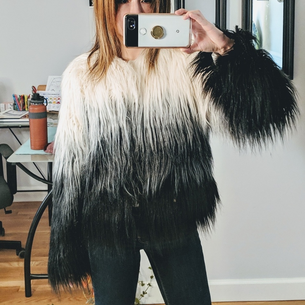 Stylish Faux Fur Jacket
